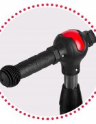 Ricokids Trotineta Piko negru-galben cu ghidon reglabil iluminare Led platforma antiderapanta greutate admisa 35 kg