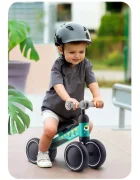 Ricokids Vehicul Ride On fara pedale Cross Country Dino De la 12 luni Cadru metalic usor si rezistent Sezut confortabil din spuma moale Manere ergonomice antiderapante Roti din PP rezistent si silentios