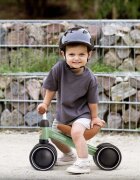 Ricokids Vehicul Ride On fara pedale Cross Country Green De la 12 luni Cadru metalic usor si rezistent Sezut confortabil din spuma moale Manere ergonomice antiderapante Roti din PP rezistent si silentios