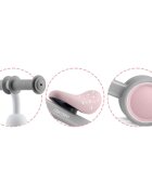 Ricokids Vehicul Ride On fara pedale Cross Country Pink De la 12 luni Cadru metalic usor si rezistent Sezut confortabil din spuma moale Manere ergonomice antiderapante Roti din PP rezistent si silentios