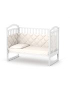 RKids Patut din lemn de fag pentru copii Malmo 120 x 60 cm Alb
