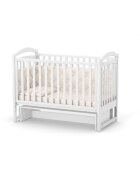 RKids Patut din lemn de fag pentru copii Malmo 120 x 60 cm Alb