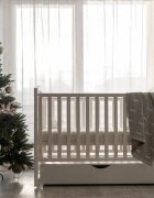 RKids Patut din lemn de fag pentru copii Malmo 120 x 60 cm Alb
