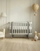RKids Patut din lemn de fag pentru copii Monaco 120 x 60 cm Cashmere