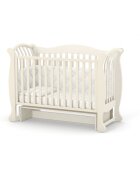RKids Patut din lemn de fag pentru copii Paris 120 x 60 cm Ivory