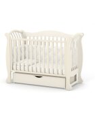 RKids Patut din lemn de fag pentru copii Paris 120 x 60 cm Ivory
