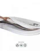 RKids Patut din lemn de fag pentru copii Roma 3 in 1 Graphite 140 x 70 cm