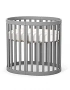 RKids Patut din lemn de fag pentru copii Roma 3 in 1 Graphite 140 x 70 cm