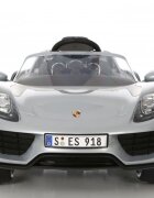 ROLLPLAY Masina electrica copii Porche 918 Spyder 12V 35W cu telecomanda scaun piele deschidere usi si oglinzi