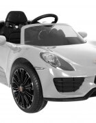 ROLLPLAY Masina electrica copii Porche 918 Spyder 12V 35W cu telecomanda scaun piele deschidere usi si oglinzi