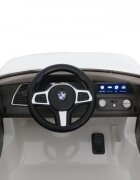 ROLLPLAY Masina electrica pentru copii BMW X5 White 45W Versiune M 12V cu telecomanda deschidere usi Mp3 scaun piele si efecte muzicale