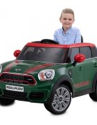 ROLLPLAY Masina electrica pentru copii Mini Countryman 12V 70W cu schimbator viteza scaun piele muzica si lumni