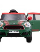 ROLLPLAY Masina electrica pentru copii Mini Countryman 12V 70W cu schimbator viteza scaun piele muzica si lumni