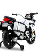 ROLLPLAY Motocicleta electrica pentru copii BMW R 1200 Adventure GS 15W cu roti ajutatoare compartiment depozitare radio si lumni