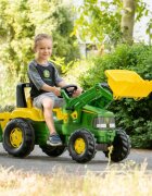 ROLLY TOYS Tractor cu pedale cupa si remorca