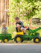ROLLY TOYS Tractor cu pedale cupa si remorca