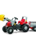 ROLLY TOYS Tractor cu pedale Junior cu remorca si cupa