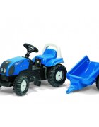 ROLLY TOYS Tractor cu pedale Kid Landini cu remorca