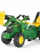 ROLLY TOYS Tractor cu pedale remorca si cupa Rolly Junior John Deere