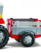 ROLLY TOYS Tractor cu pedale Rolly Junior cu remorca