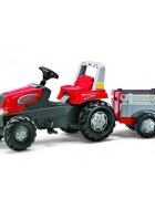 ROLLY TOYS Tractor cu pedale Rolly Junior cu remorca