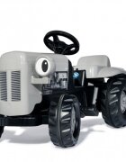 ROLLY TOYS Tractor cu pedale Rolly Kid Little Grey Fergie cu remorca