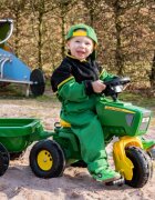 ROLLY TOYS Tractor cu pedale si remorca Rolly Trac John Deere