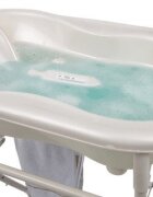 Rotho-Baby Design Cadita cu covoras antiderapant TOP White cream Rotho-babydesign