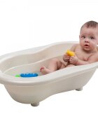 Rotho-Baby Design Cadita cu covoras antiderapant TOP White cream Rotho-babydesign