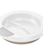 Rotho-Baby Design Farfurie termica 6 luni plus taupe white Rotho Baby Design