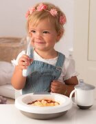 Rotho-Baby Design Farfurie termica 6 luni plus taupe white Rotho Baby Design