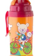 Rotho-Baby Design Pahar cu pai de silicon CoolFrends Raspberry 360ml.12L+ Rotho-babydesign