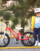 Royal Baby Bicicleta pentru copii 16 inch Galaxy G1601C RosuAlb 4-6 ani cu roti ajutatoare si frana pe disc