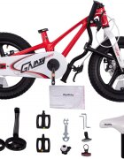 Royal Baby Bicicleta pentru copii 16 inch Galaxy G1601C RosuAlb 4-6 ani cu roti ajutatoare si frana pe disc