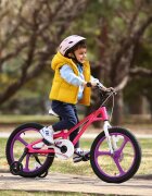 Royal Baby Bicicleta pentru copii 16 inch Galaxy G1601C RozAlb 4-6 ani cu roti ajutatoare si frana pe disc