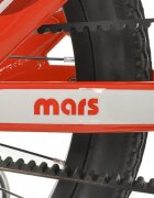 Royal Baby Bicicleta pentru copii 16 inch Mars M1601C RosuAlb 4-6 ani cadru din aluminiu roti ajutatoare frana spate mecanica pe disc frana fata C-brake