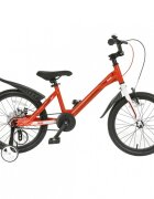 Royal Baby Bicicleta pentru copii 16 inch Mars M1601C RosuAlb 4-6 ani cadru din aluminiu roti ajutatoare frana spate mecanica pe disc frana fata C-brake