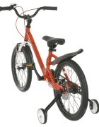 Royal Baby Bicicleta pentru copii 16 inch Mars M1601C RosuAlb 4-6 ani cadru din aluminiu roti ajutatoare frana spate mecanica pe disc frana fata C-brake