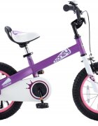 Royal Baby Bicicleta pentru copii Honey Children Mov 14 inch Frana fata C-Brake Frana spate Torpedo Roti Ajutatoare varsta 3-5 ani