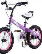 Royal Baby Bicicleta pentru copii Honey Children Mov 14 inch Frana fata C-Brake Frana spate Torpedo Roti Ajutatoare varsta 3-5 ani