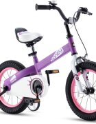 Royal Baby Bicicleta pentru copii Honey Children Mov 14 inch Frana fata C-Brake Frana spate Torpedo Roti Ajutatoare varsta 3-5 ani