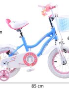 Royal Baby Bicicleta pentru copii StarGirl Albastru 2-4 ani Roti 12 Inch Frana fata V-Brake Spate Tambur Roti Ajutatoare