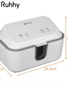 Ruhhy Incalzitor electric pentru servetele umede 21w panou tactil 3 trepte de temperatura capacitate 80 bucati albgri