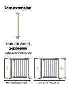 Safety1st Poarta de siguranta din lemn Safety 1st Essential natural wood