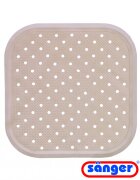 SANGER Covoras antiderapant din cauciuc natural pentru dus 56x56 cm melba