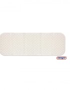 SANGER Covoras cada din cauciuc natural antiderapant 96x34 cm alb