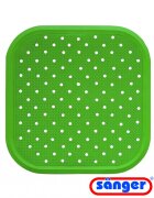 SANGER Covoras dus din cauciuc natural antiderapant 56x56 cm verde