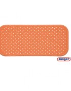 SANGER Covoras pentru cada antiderapant cu ventuze 76x34 cm portocaliu