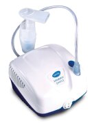 Sanity Aparat aerosoli cu compresor Inhaler Simple compact cu dimensiuni reduse geanta de transport alb
