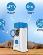 Sanity Aparat aerosoli Fast Mesh pentru copii si adulti portabil alb